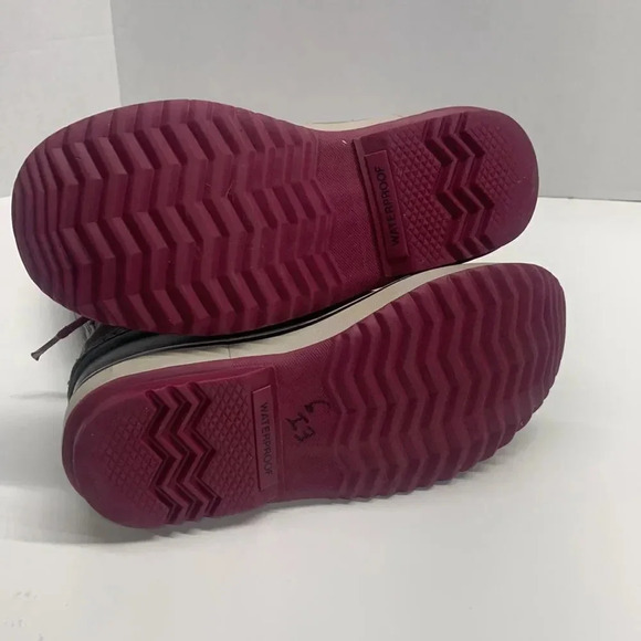 Sorel Joan of Arctic Knit Lace Up Waterproof Winter Boots Gray Womens Size 6 - Picture 8 of 12